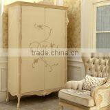 French Style Hand Painted Design Fancy Wooden Children Bedroom Wardrobe Design - BF07-70354W thumbnail-1