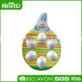 Rabbit Design Melamine Egg Trays, Funny 6pcs Plastic Quail Egg Tray thumbnail-1