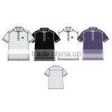 promotional golf clothes short sleeve shirt clothing