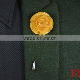 Manfacuter Stock Various Colors Men Custom Fabric Flower Pins for Dressing thumbnail-3