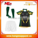 Hongen apparel Fashion design Team Set Custom Wholesale Cheap Sublimated Rugby Jerseys