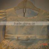 Girl Stylish Flower White Dress thumbnail-4