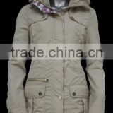 Poland ALIKE Brand Women Or Lady's Cotton Washed Jacket With Hood