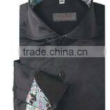 Latest Design Satin Shirts for Man Italian Style Shirts thumbnail-2