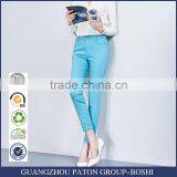 2017 New Summer All-match Nine Point Pencil Pants White Female Korean Tide Casual Trousers Custom thumbnail-1