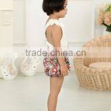 Baby Girl Bubble Romper Lace Romper For Infant Cute Kids Clothes thumbnail-4