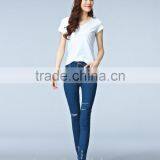 2016 New Fashion Women Slim Jeans Blue Jeans Female Stretch Pencil Jeans Female thumbnail-6