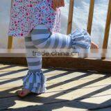 Hot Sale Strip Cotton Children's Clothing Pants Wholesale Girls Triple Ruffle Short Baby Girl Short Hot Pants thumbnail-4