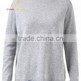 100 Cashmere Grey Women Winter Pure Custom Design Sweater thumbnail-5