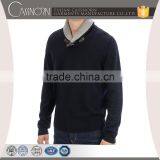 Wholesale High Quality Black Pullover Model Sweater for Men thumbnail-2