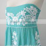 Fashion Strapless Embroidered Mexican Dress Wholesale Mexico Clothing thumbnail-4