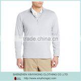 OEM Skin Tights Pullover ,100% Polyester Mans Sports Pullover With 1/4 Zipper thumbnail-3