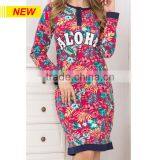 CUSTOM WHOLESALE TOP DESIGN WINTER FANCY COUPLE NIGHTDRESS POLYESTER COTTON ARABIC WOMEN NIGHT GOWNS thumbnail-2