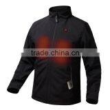Custom Winter Waterproof Breathable Battery Heated Softshell Jacket thumbnail-1