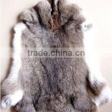Big piece raw or dyed color large rabbit fur wholesale