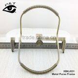 High Quality Antique Broze Handle Type Metal Purse Bag Frames thumbnail-1
