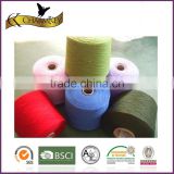 Top quality Merino Wool acrylic Knitting sewing blend dyed yarn on cone