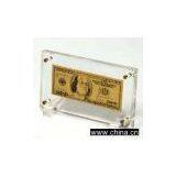 USA Gold Banknote Acrylic Base thumbnail-1