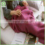 Burgundy Kids Handmade Mermaid Tail Blankets thumbnail-5