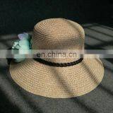 Sunshade Straw Hat Flower Basin Cap Outdoor Sun Protection Fisherman's Hat thumbnail-2