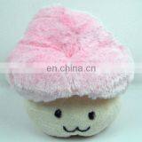 plush stuffed vegetable pink mushroom toy