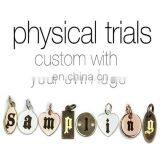 China Jewelry Wholesale Metal Custom Shape Engraved Laser Hang Tag Charm