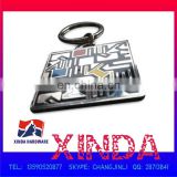 Enamel Keychain, Made of Zinc Alloy, Various Types are Available, Suitable for Gift and Crafts