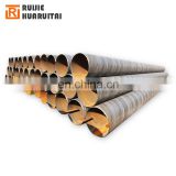 273*8 spiral welded steel pipe anti-corrosion spiral steel pipe