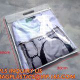 4mil frosted plastic zip bag with slider, Frosted PVC Waterproof Zip lock Bags For Clothing/ Slider Zip Lock Bags Reusab