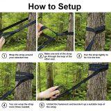 Luxury Waterproof Folding Backpacking Nylon Rope Guitar Hammock thumbnail-4
