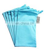 Top quality soft cloth drawstring microfiber carrying pouch bag