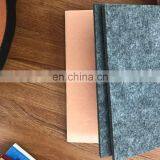 Black Recycle Soundproof Rigid Felt Board Polyester Fiber Acoustic Panel thumbnail-2