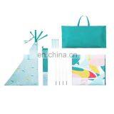 Indoor & Outdoor Teepee Tent for Kids With Play Mat Kids Tent thumbnail-2