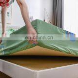 2020 Comfort Knit Polyester Flat Fitted Sheet Patterned Counterpane Mattress Pad Cover Protector With Lace From China thumbnail-4