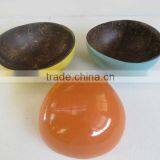 Hand Carved Polished Coconut Shell Bowl