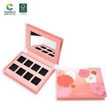 Custom Empty Makeup Cardboard Eyeshadow Palette Wholesale Your Own Color Empty Eyeshadow Plastic Containers Empty thumbnail-3