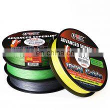 New 8 Strands 300m Strong Multifilament PE Fishing Line 4 Colors Polyethylene Angry Fish Braided Line