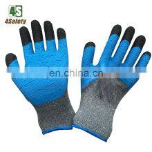 4SAFETY Foam Crinkled Latex Coated Working Gloves With Strong Finger thumbnail-1