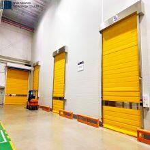 Thermal Insulated High Speed Overhead PVC Curtain Freezer Door Roll up High Speed Door for Cold Storage thumbnail-4