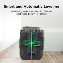 Horizontal and Vertical Cross Line Green Light 3D Auto 360 Degree Machine Tool Automatic Leveling Out Door In Door Laser Level thumbnail-3