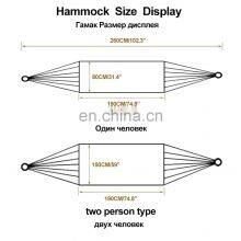 Outdoor Portable Hammock Swings Travelling Outdoor Picnic Wooden Swing Chair Camping Hammock thumbnail-3