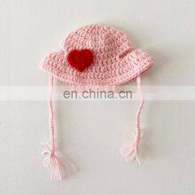 Hot Sale Crochet Pet Hat, Crochet Bucket Hats for Cat, Knitted Sun Hat Hats for Dog and Cat Vietnam Supplier Cheap Wholesale thumbnail-3