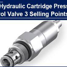 AAK Hydraulic Pressure Control Cartridge Valve, 3 selling points, helped Evander win a big order