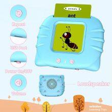 Cognitive Audible Flash Cards English Learning Flashcard Reader Talking Learning Machine for Boys And Girls thumbnail-4