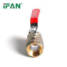 IFAN Customized 2pc Manual Ball Valve PN25 Brass Ball Valve For Water Use thumbnail-2