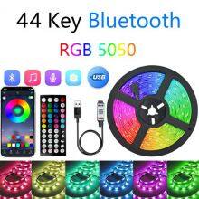5V USB 5050 Led Strip Lights RGB Music Bluetooth APP Control For Bedroom TV Wall And Living Room Decoration Party
