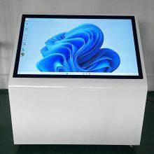 Inclined Touch All-in-one Machine, L-shaped Style, 21.5/32/43/49/55 Inches, Multimedia Interactive Inquiry Machine for Exhibition Halls thumbnail-4