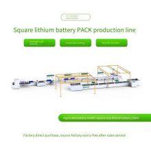 Fully Automatic Production Line for Square Shell Battery, Soft Pack Battery Module Pack, and Assembly Line Body for Household and Outdoor Energy Storage thumbnail-1