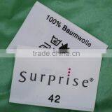 New Hot Fashion Good Quality Fabric Printed Tag Label thumbnail-3