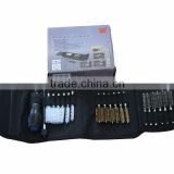 20-Piece Industrial Machine Tool Cleaning Brush Kit with Fabric Package in Box